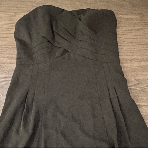 Express Black Silk Sweetheart Strapless Dress in Size 2 (Like New!) - Picture 8 of 10